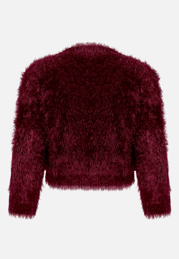 Strickbolero mit Struktur / Rückseite