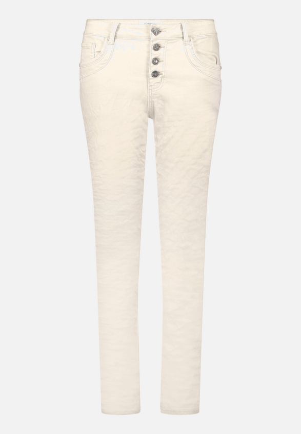Boyfriend-Jeans im Vintage-Look / Vorderseite