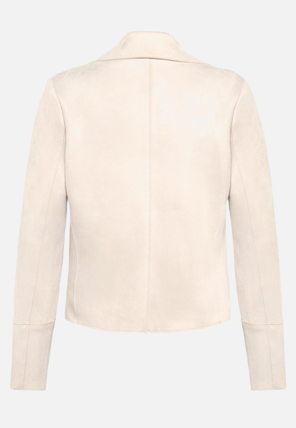 Blazer-Jacke mit offenem Saum / Rückseite