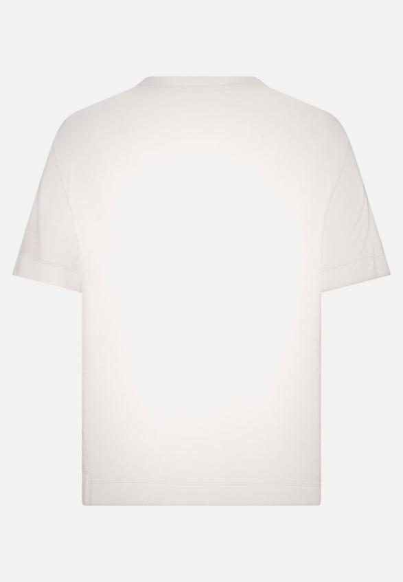 Baumwollshirt mit Rundhalsausschnitt / Rückseite