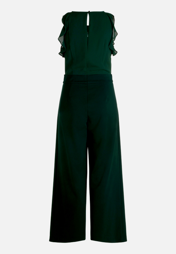 Jumpsuit mit Volant / Rückseite