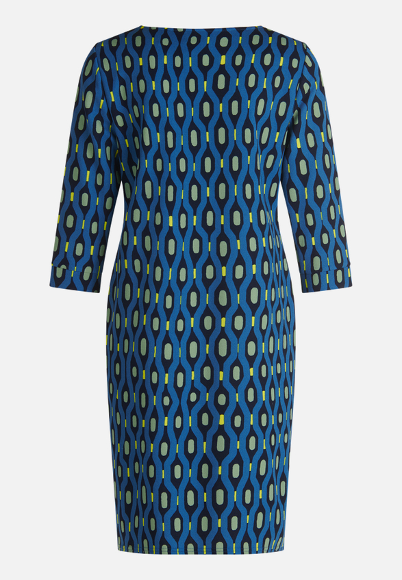 Casual-Kleid mit Muster / Rückseite