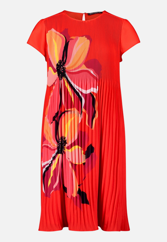 Plisseekleid kurzarm / Vorderseite