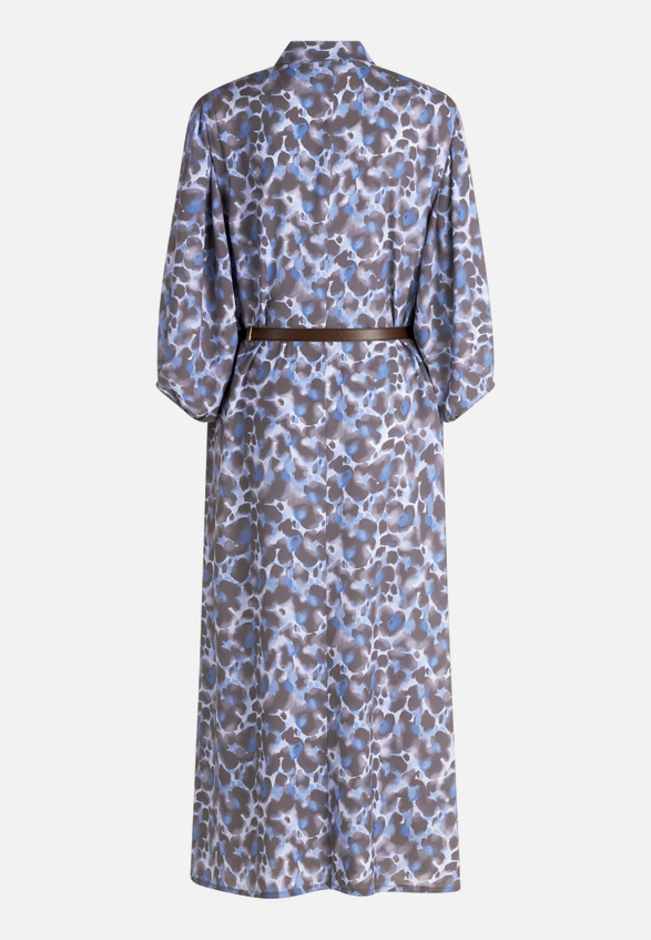 Hemdblusenkleid mit Bindegürtel / Rückseite