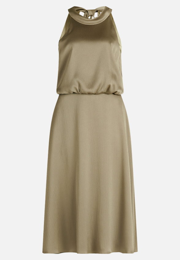 Cocktailkleid mit Stehkragen / Vorderseite