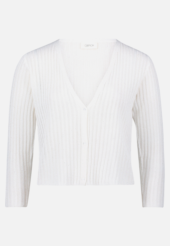Shirtjacke mit 3/4 Arm / Vorderseite