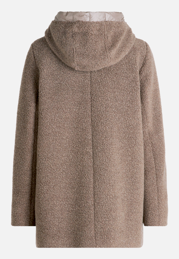 Wolljacke mit Kapuze / Rückseite