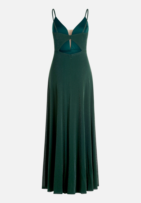 Abendkleid mit Lurexfaden / Rückseite