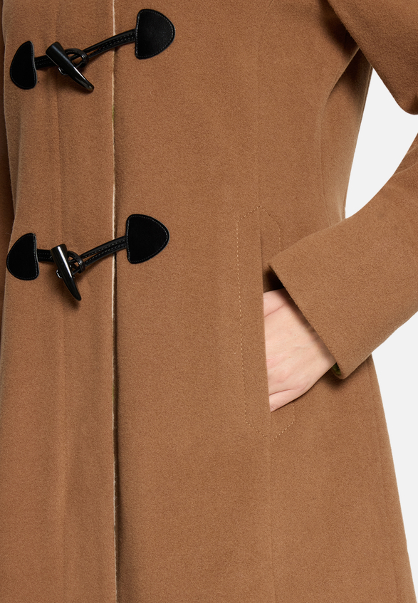 Dufflecoat mit Kapuze / Detailbild