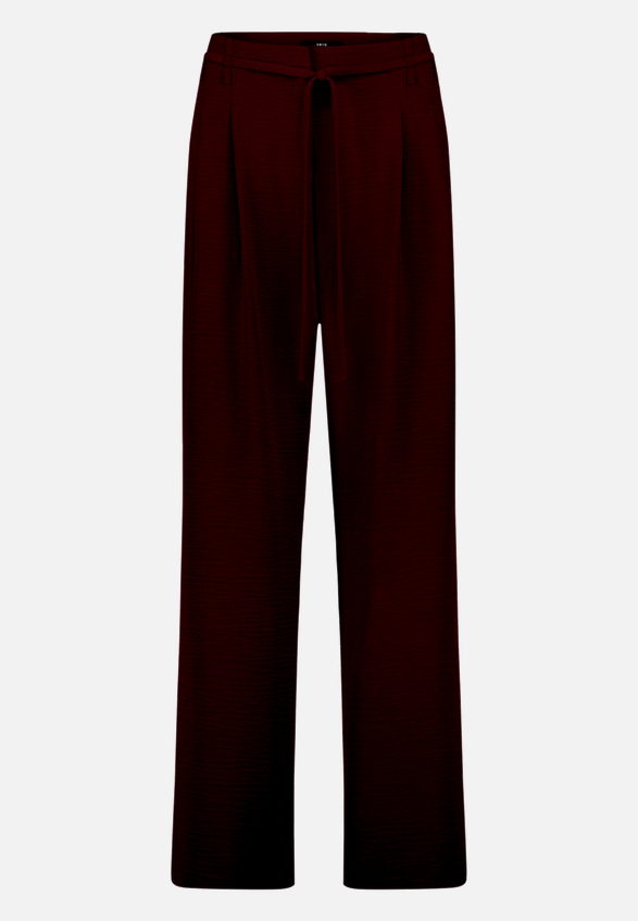 Elegante Stoffhose  mit Bindegürtel / Vorderseite