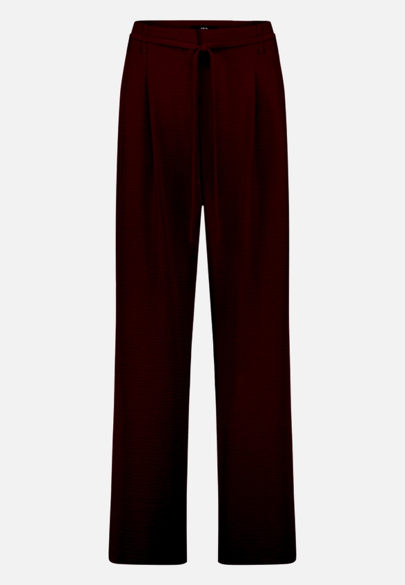 Elegante Stoffhose  mit Bindegürtel / Vorderseite