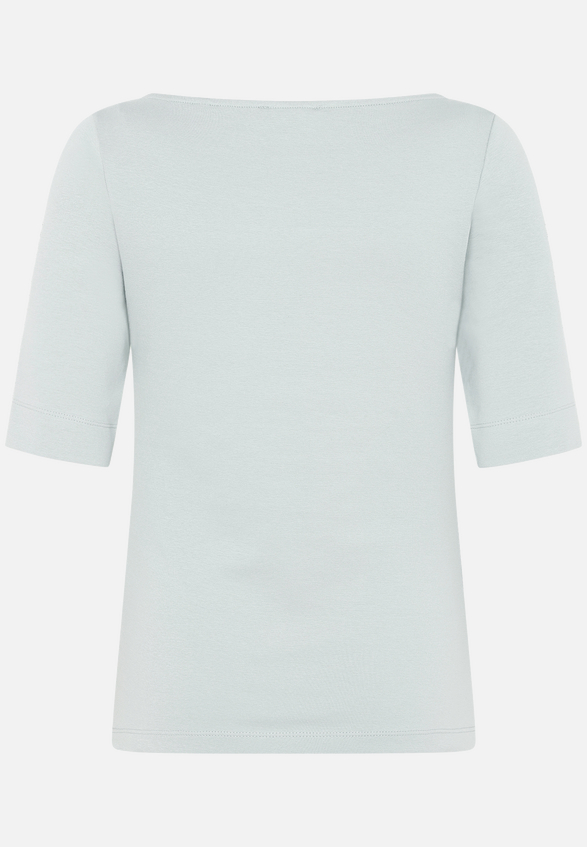 Basic Shirt  mit U-Boot-Ausschnitt / Rückseite