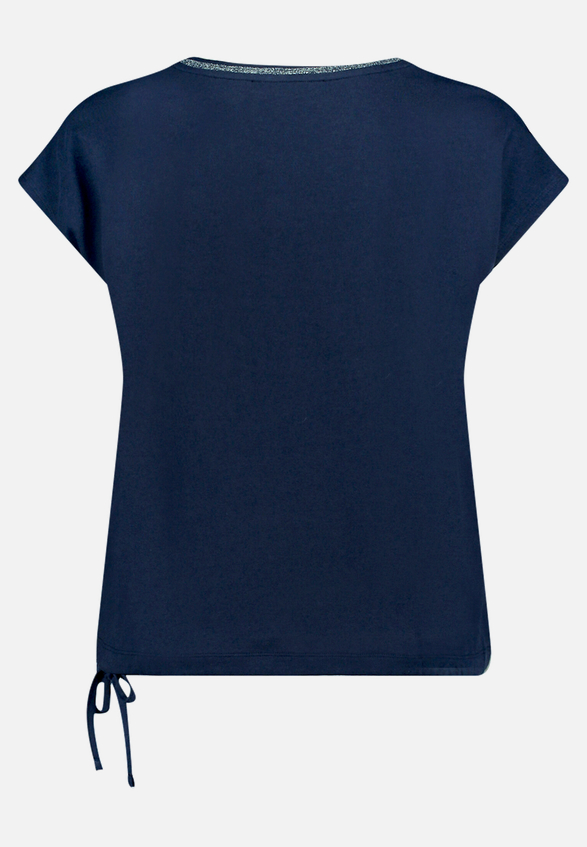 Patchwork-Shirt mit Print / Rückseite