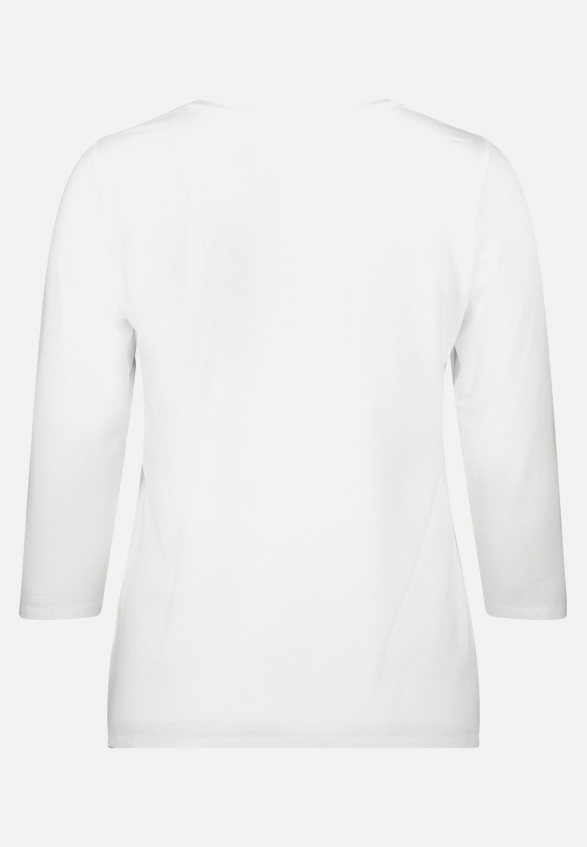 Basic Shirt mit Placement / Rückseite