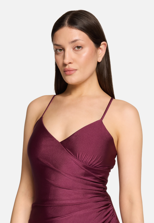 Abendkleid mit Volant / Detailbild