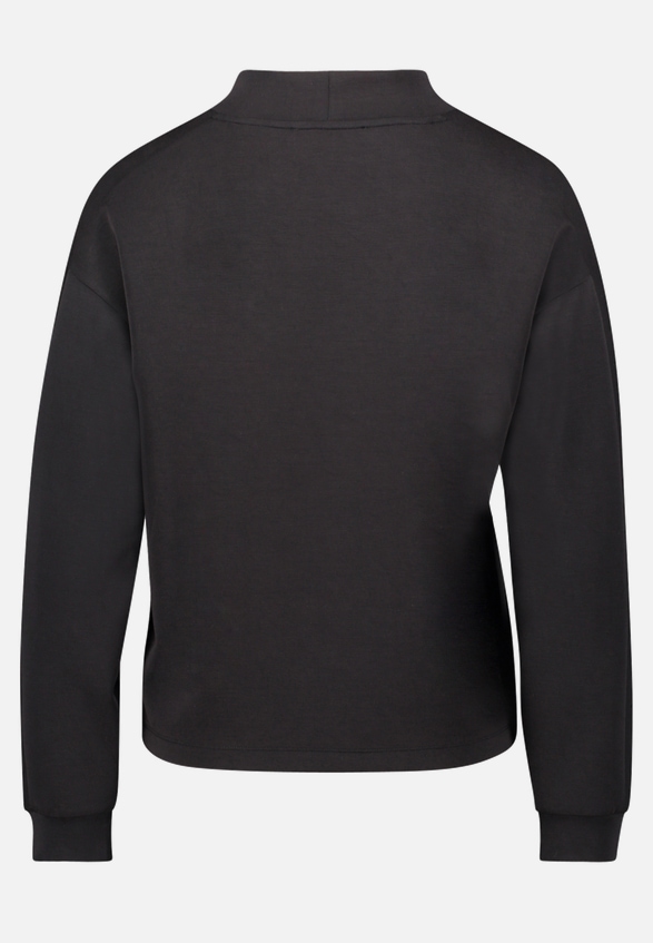 Sweatshirt mit Stehkragen / Rückseite