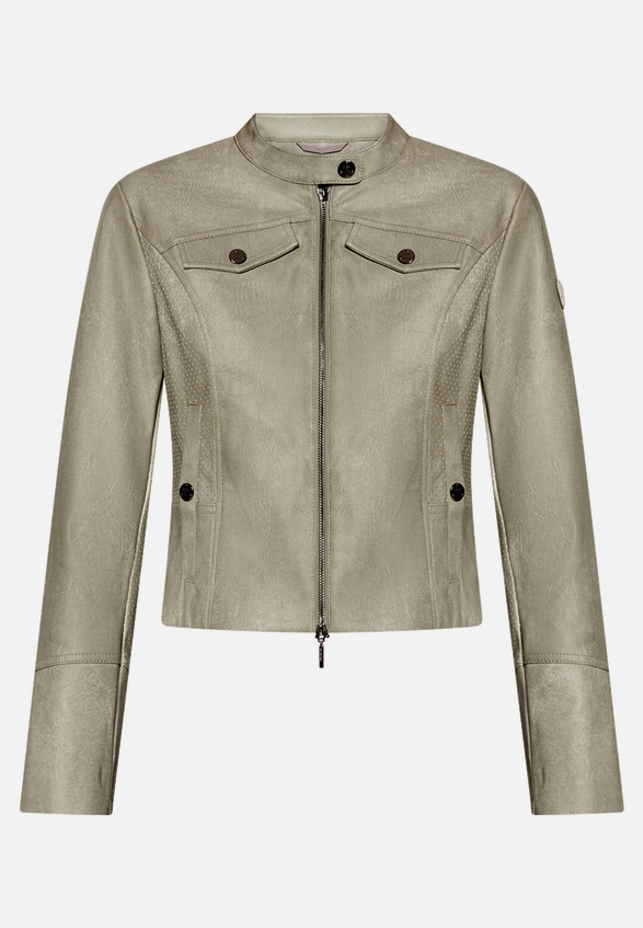Casual-Jacke mit Stehkragen / Vorderseite