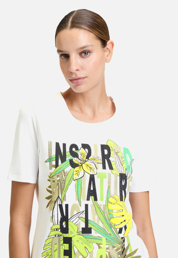 Basic Shirt mit Aufdruck / Detailbild