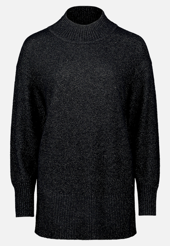 Strickpullover mit Lurexfaden / Vorderseite