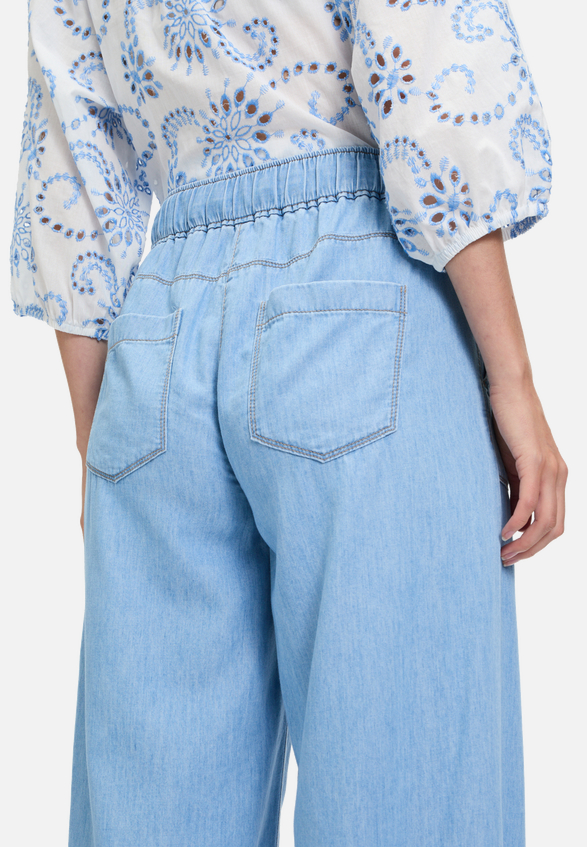 Casual-Hose mit elastischem Bund / Detailbild