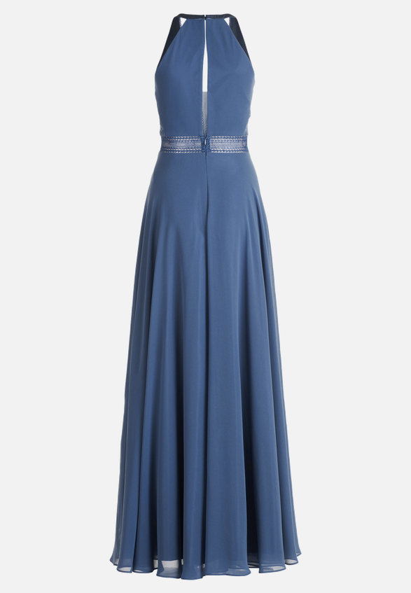 Abendkleid mit Spitze / Rückseite