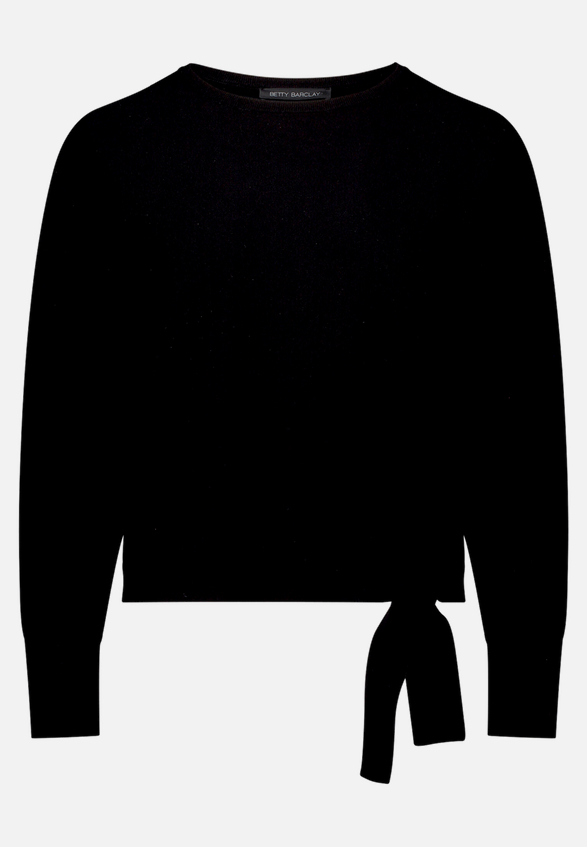 Feinstrickpullover mit Fledermausärmeln / Vorderseite