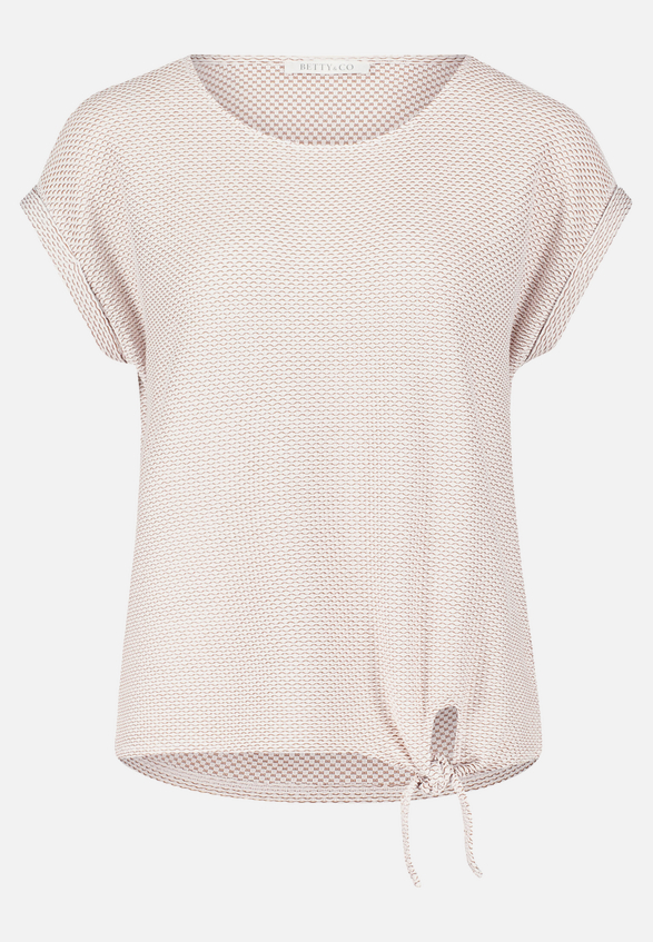Casual-Shirt mit Wellenstruktur / Vorderseite