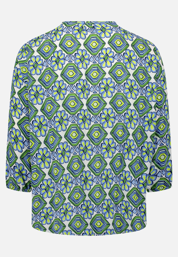 Casual-Bluse mit Muster / Rückseite