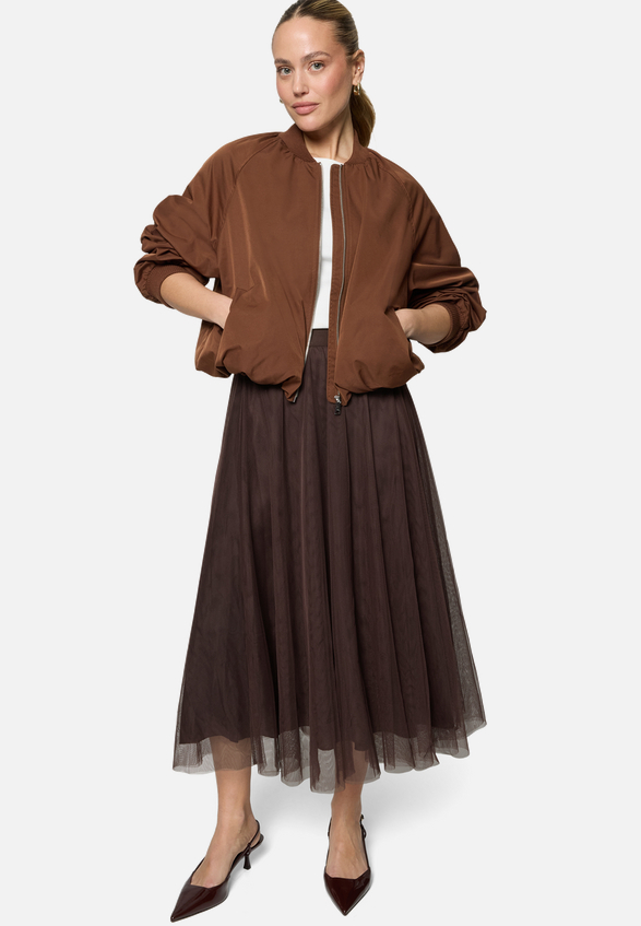 Tüllrock  mit Falten / Modellfoto Vorderseite (Outfit)