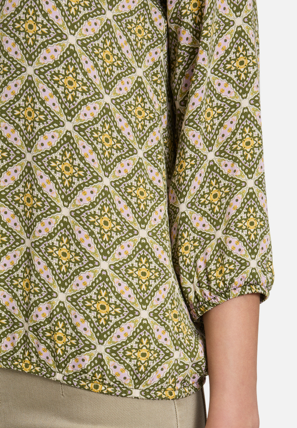 Casual-Bluse mit Muster / Detailbild