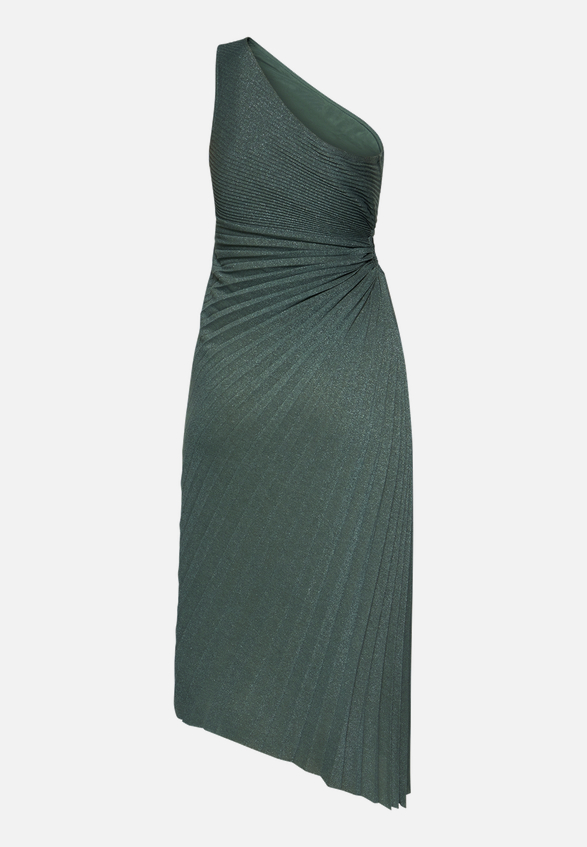Abendkleid im Glitzer-Look / Rückseite