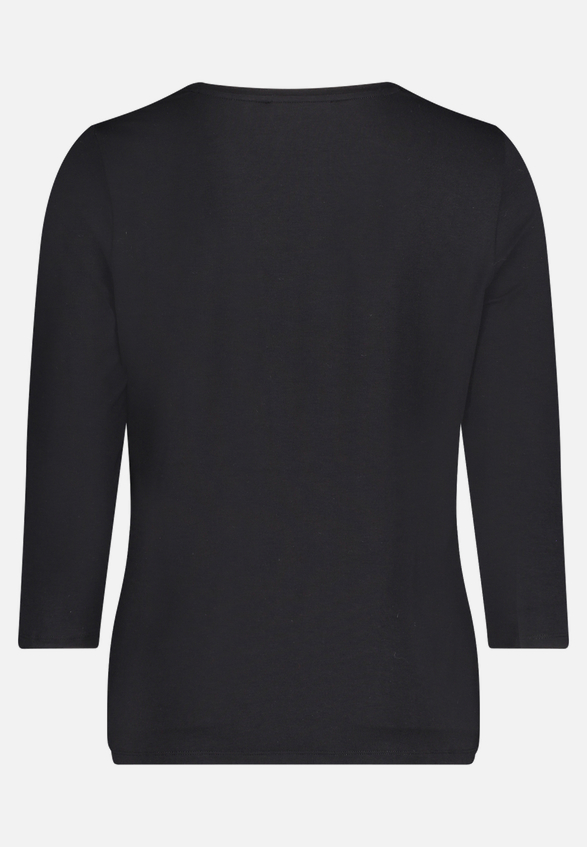 Basic Shirt mit Placement / Rückseite