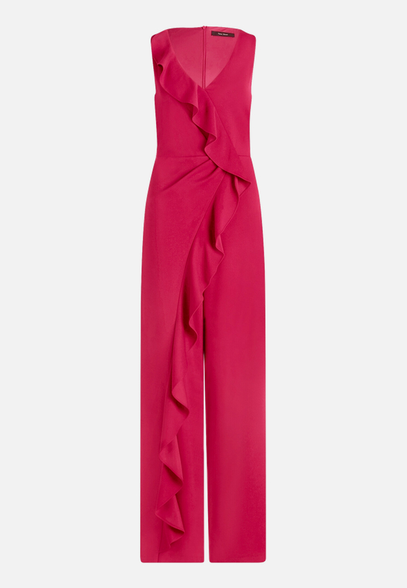 Jumpsuit mit Volant / Vorderseite