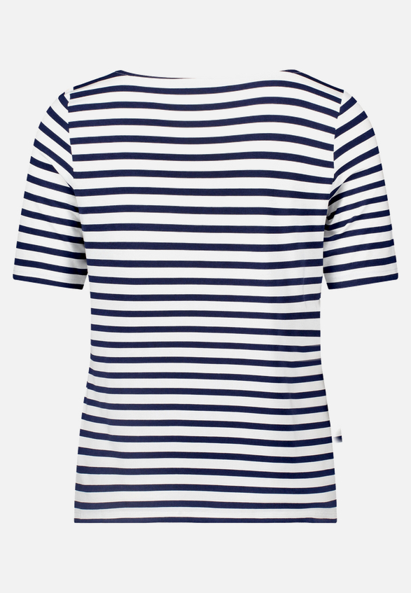 Ringelshirt mit Placement / Rückseite