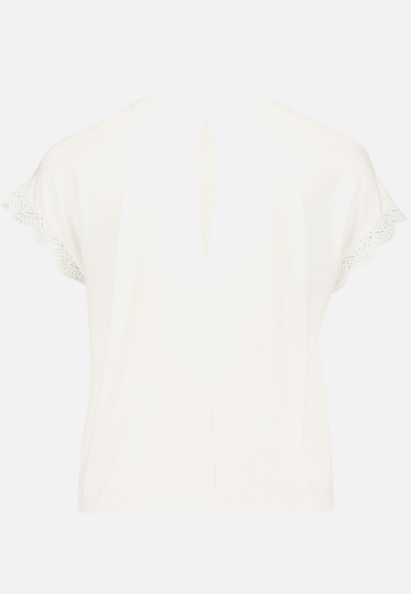 T-Shirt mit Spitze / Rückseite