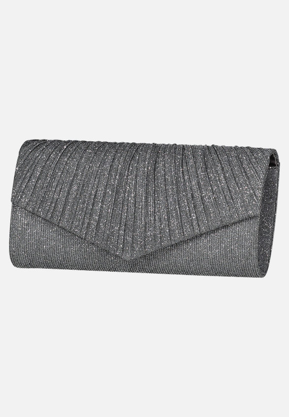 Clutch-Tasche mit Raffung / Detailbild