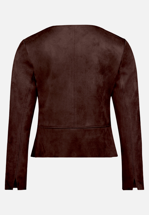 Taillierter  Blazer mit Reißverschluss  / Rückseite