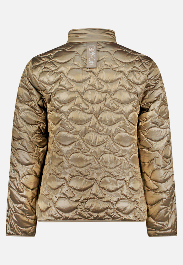 Steppjacke mit Eingrifftaschen / Rückseite