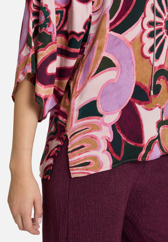 Casual-Bluse mit Muster / Detailbild