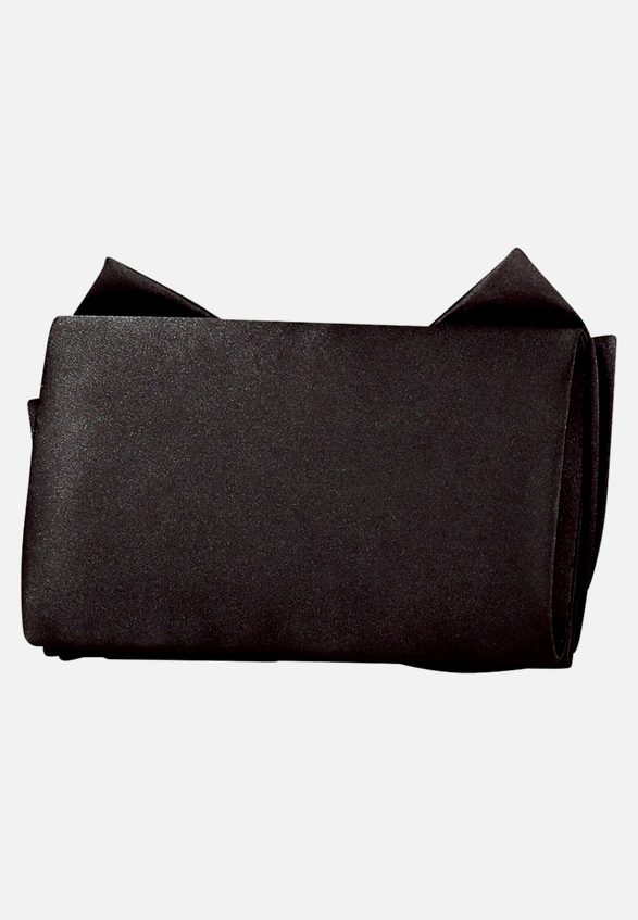 Clutch-Tasche mit Schleifenknoten / Rückseite
