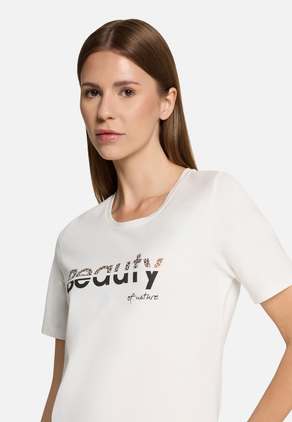 Basic Shirt mit Aufdruck / Detailbild