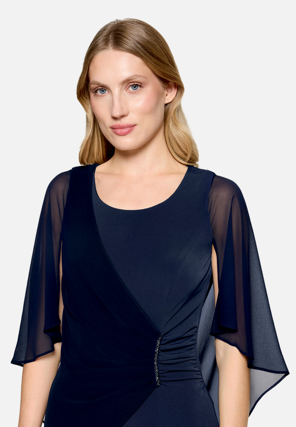 Cocktailkleid mit Raffung / Detailbild