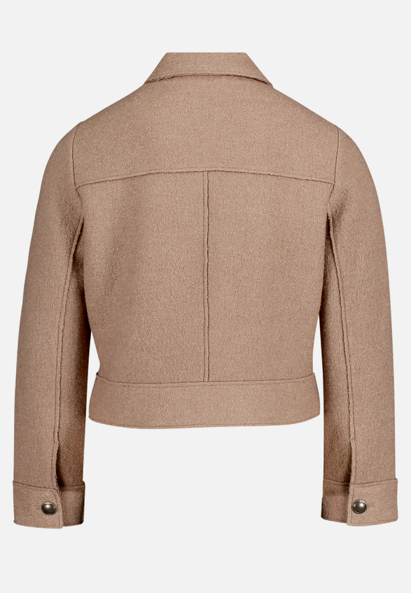 Blazer-Jacke mit aufgesetzten Taschen / Rückseite