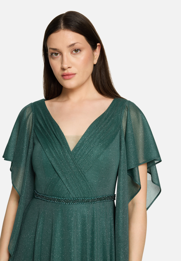 Abendkleid im Glitzer-Look / Detailbild