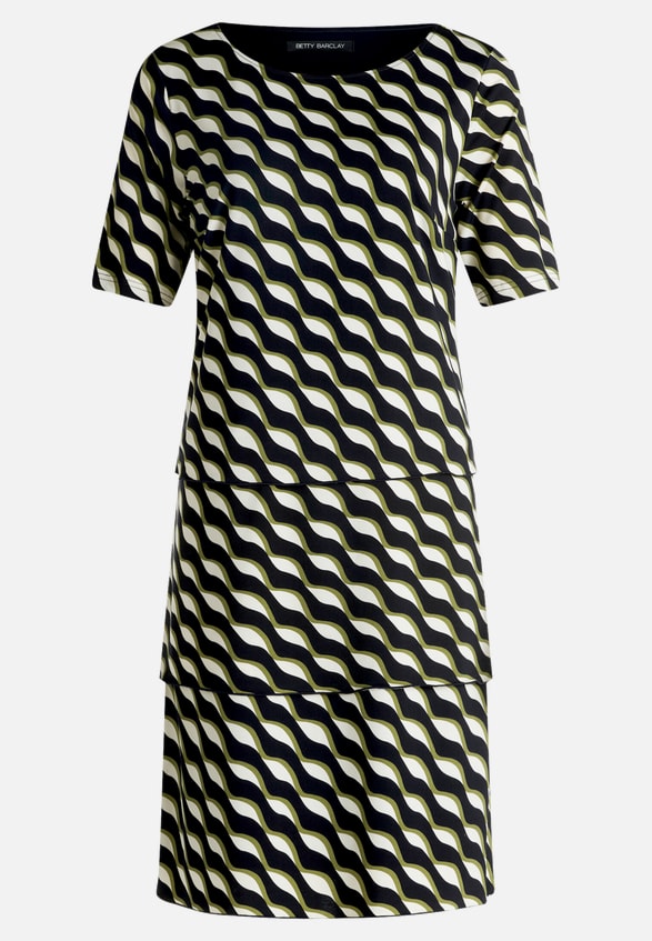 Stufenkleid kurzarm / Vorderseite