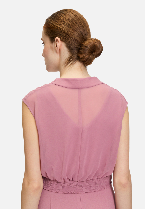 Abendkleid mit Raffung / Detailbild