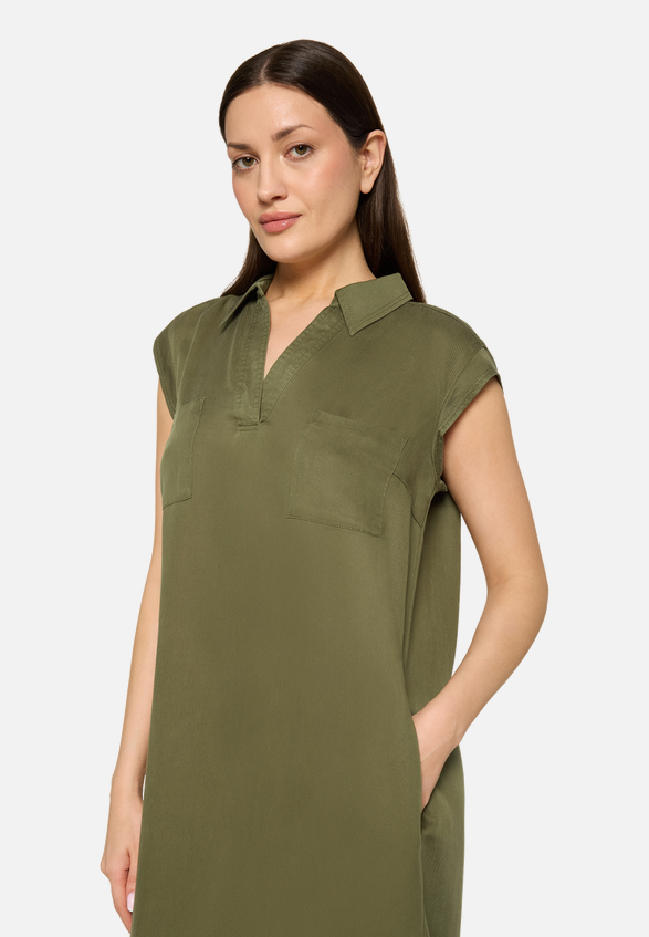 Casual-Kleid mit Kragen / Detailbild