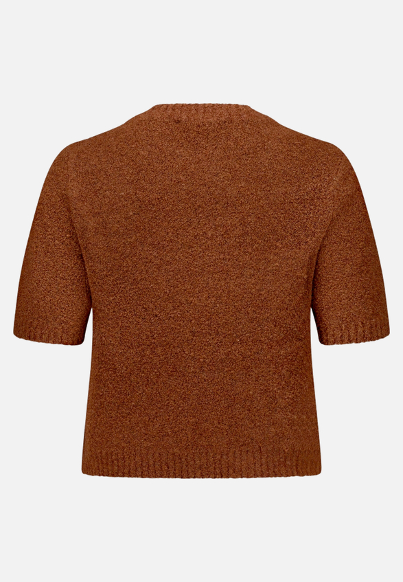 Strickpullover mit Rundhalsausschnitt / Rückseite