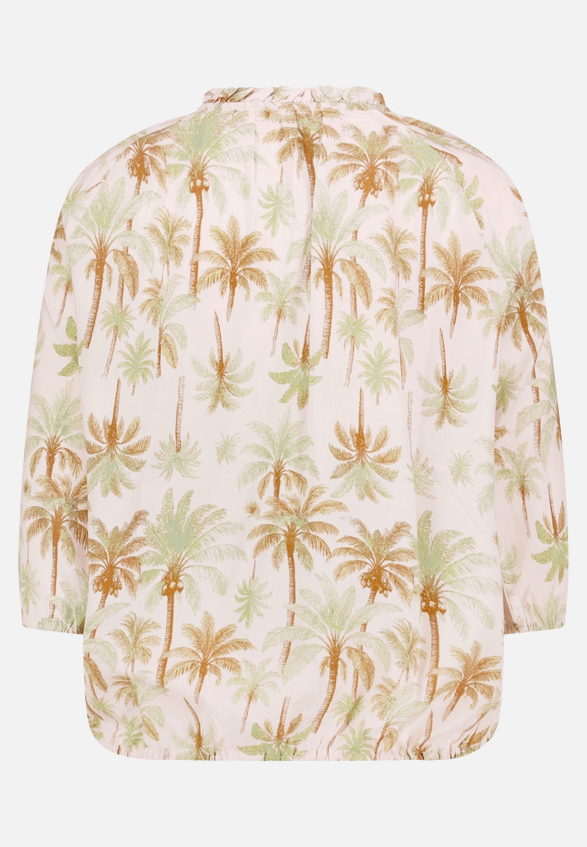 Casual-Bluse mit Raffung / Rückseite