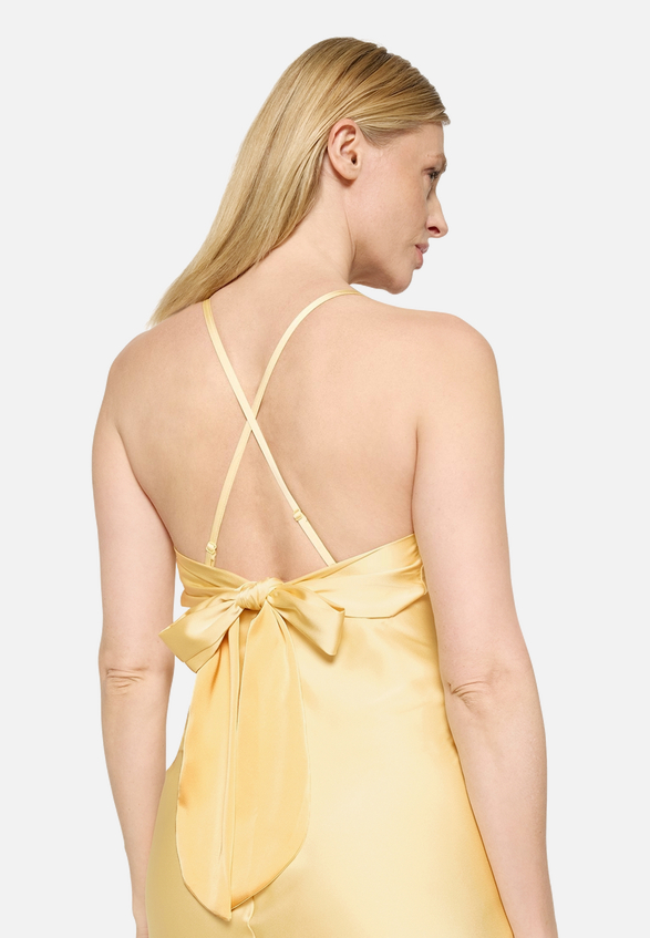 Abendkleid schmal geschnitten / Detailbild